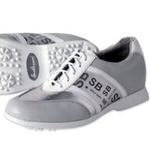 SB Women's Athletic Golf Sneakers in Gray and White